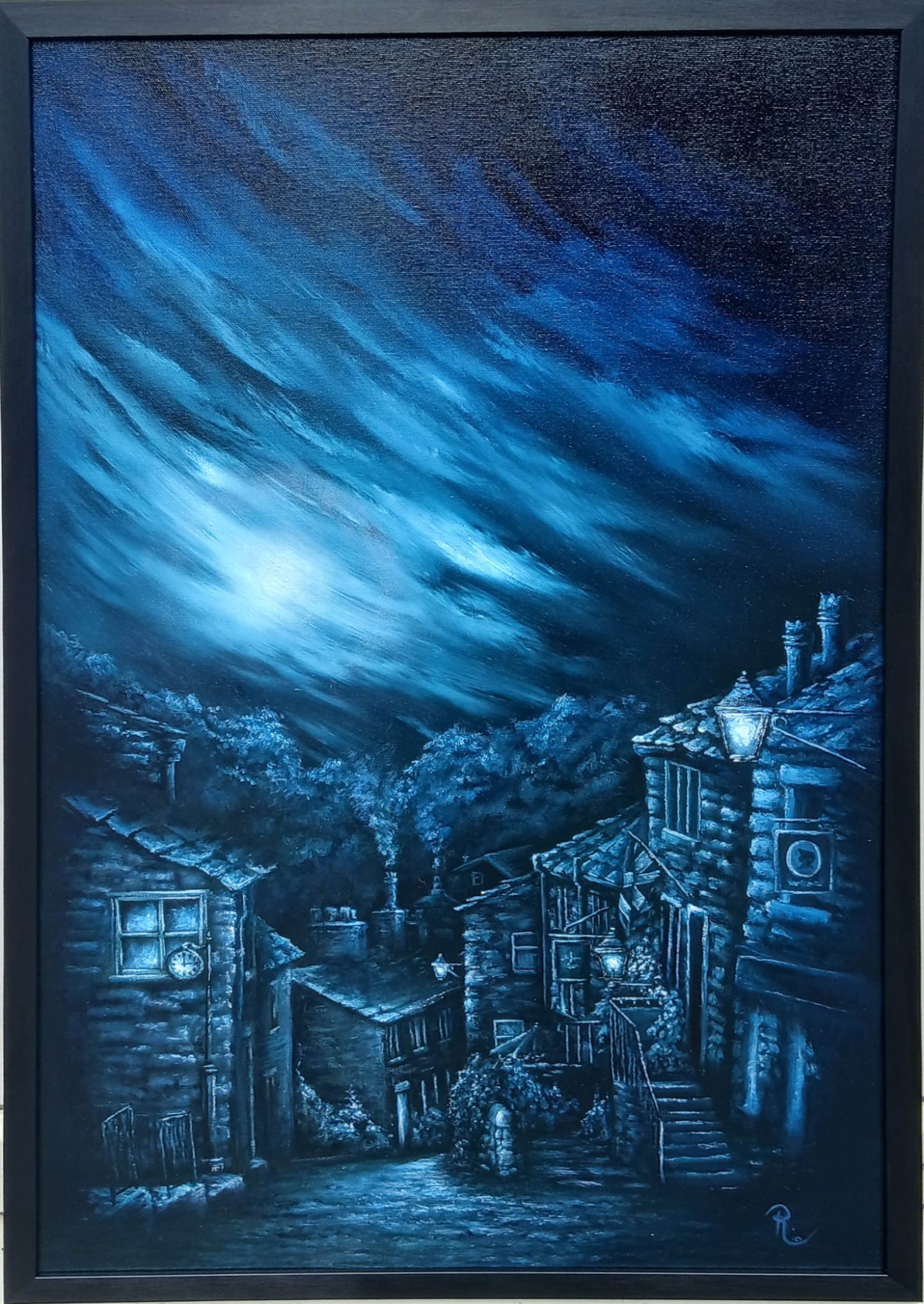 Moonlight on Main Street by Rio Neville