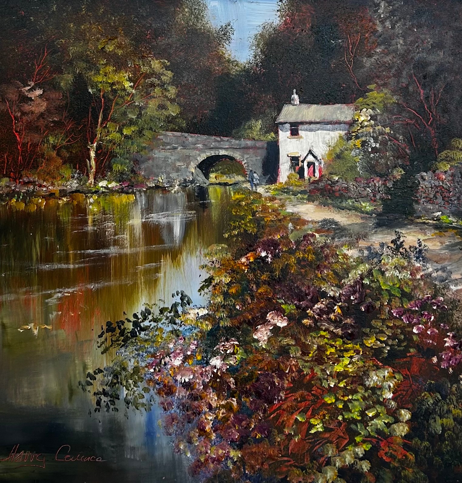 Canal Near Hebden Bridge by Harry Caunce