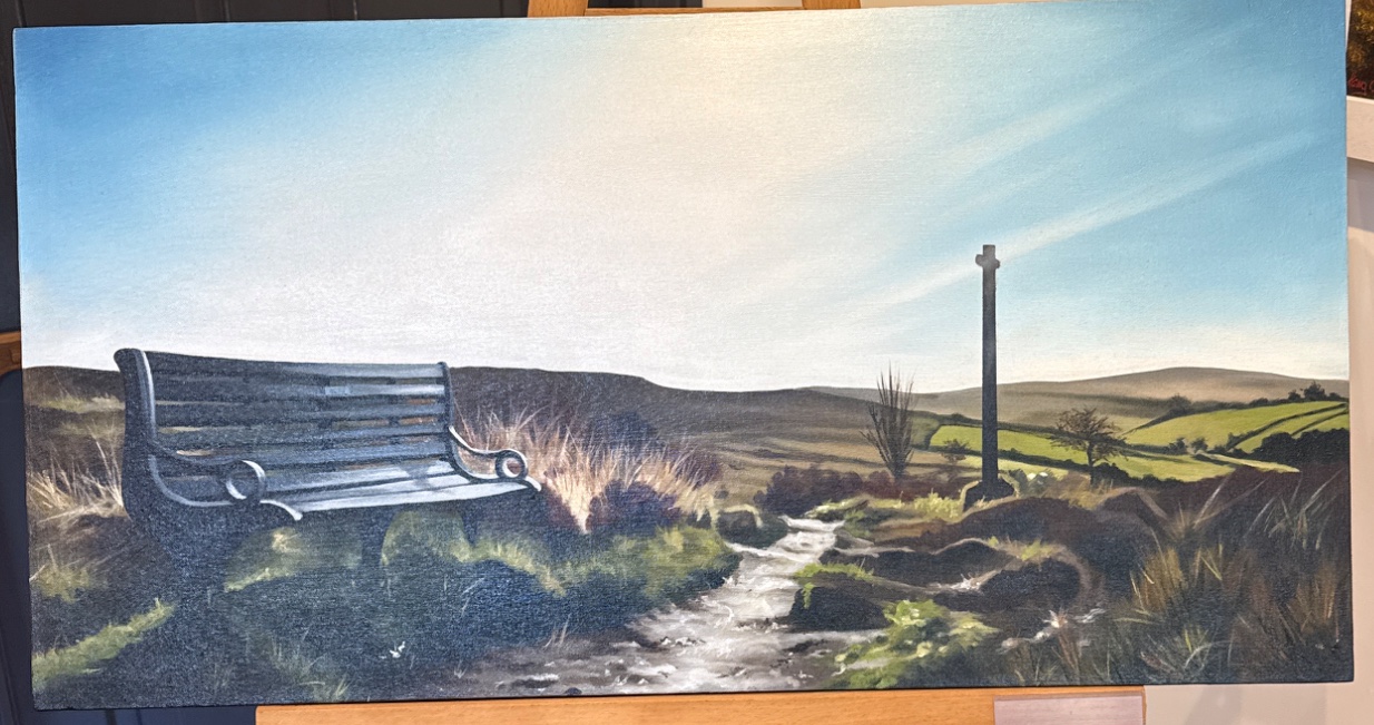 Bench, Haworth Moor by L Amy Charlsworth
