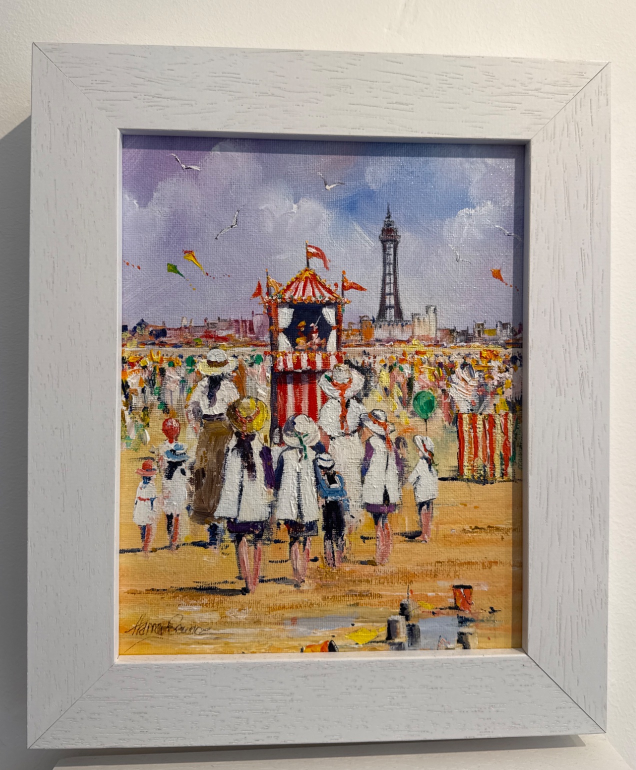 Watching Punch & Judy by Harry Caunce