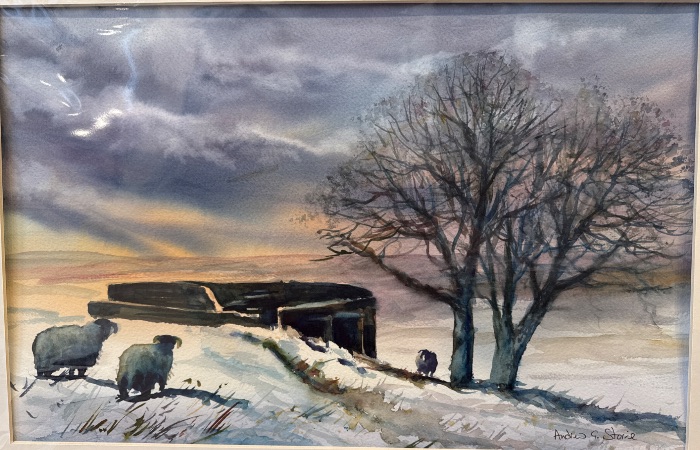 Winter at Top Withens by Andrew Storrie